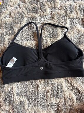 lululemon athletica black y flow bra